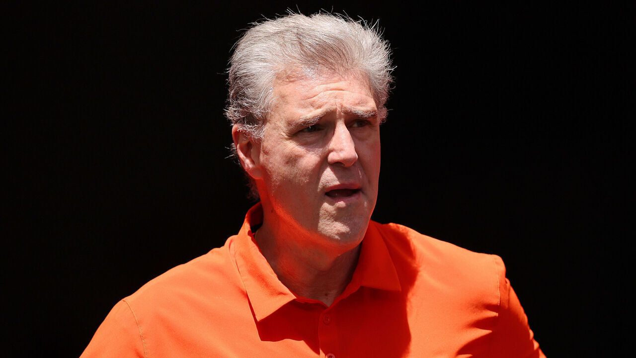 MIAMI GARDENS, FLORIDA - SEPTEMBER 03: Athletic director Dan Radakovich of the Miami Hurricanes looks on prior to the game against the Bethune Cookman Wildcats at Hard Rock Stadium on September 03, 2022 in Miami Gardens, Florida.