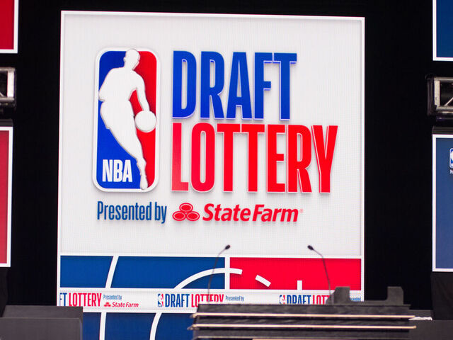 CHICAGO, ILLINOIS - MAY 12: Dallas Mavericks have officially won the in NBA Draft Lottery with 1.8% pre-lottery chance to win the pick in Chicago, Illinois, United States on May 12, 2025. San Antonio Spurs got the second pick, Philadelphia 76ers got 3rd and Charlotte Hornets got the 4th pick in the lottery.