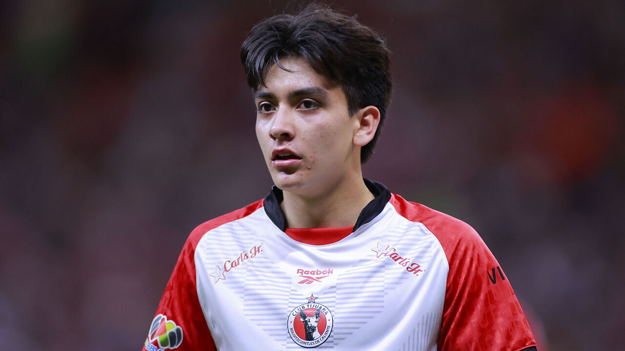 ZAPOPAN, MEXICO - APRIL 25: Gilberto Mora of Tijuana looks on during the 17th round match between Chivas and Tijuana as part of the Torneo Clausura 2026 Liga MX at Akron Stadium on April 25, 2026 in Zapopan, Mexico.