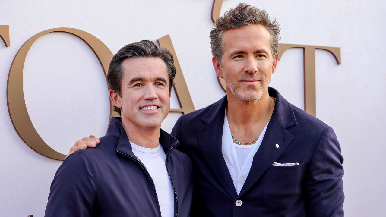 WEST HOLLYWOOD, CALIFORNIA - APRIL 27: (L-R) Rob McElhenney and Ryan Reynolds attend the Walt Disney Company's Emmy Season Toast to TV at Soho House Holloway on April 27, 2026 in West Hollywood, California.