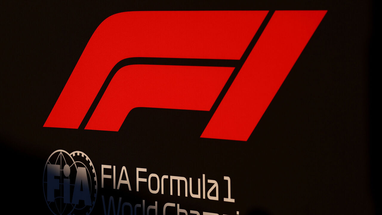 SUZUKA, JAPAN - MARCH 26: F1 logo on a sign during previews ahead of the F1 Grand Prix of Japan at Suzuka Circuit on March 26, 2026 in Suzuka, Japan.