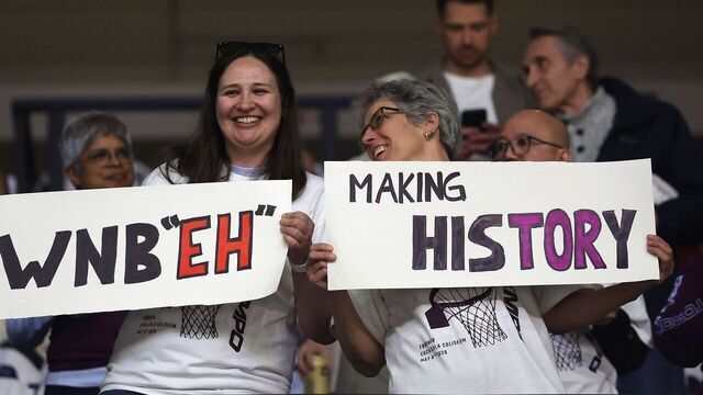 TORONTO, ON - MAY 8 - Toronto Tempo fans before the game as the Toronto Tempo play the Washington Mystics in their first regular season game in franchise history at Coca-Cola Coliseum in Toronto. May 8, 2026. Steve Russell/Toronto Star (Steve Russell/Toronto Star via Getty Images)
