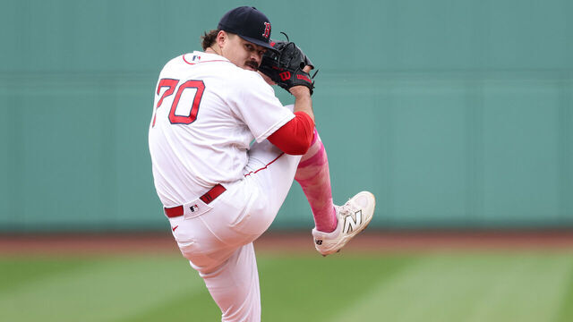 BOSTON, MA - MAY 10: Payton Tolle #70 of the Boston Red Sox pitches during the game between the Tampa Bay Rays and the Boston Red Sox at Fenway Park on Sunday, May 10, 2026 in Boston, Massachusetts.