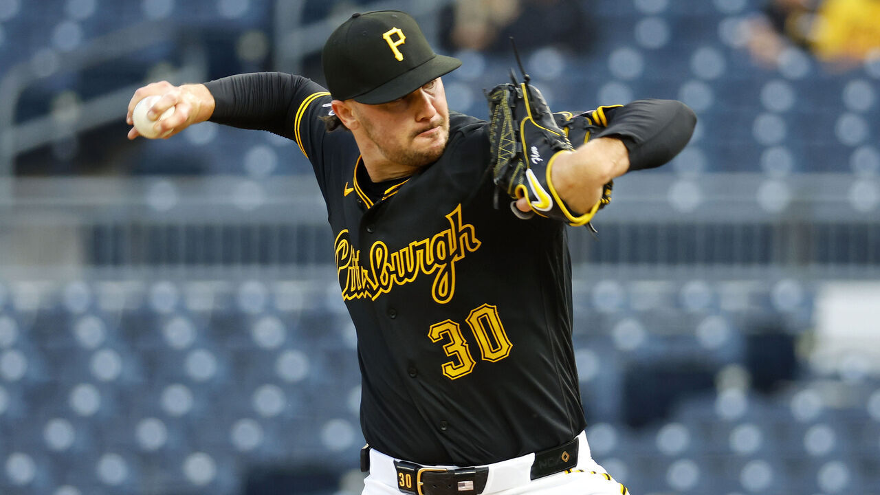 PITTSBURGH, PA - MAY 12: Paul Skenes #30 of the Pittsburgh Pirates pitches in the first inning against the Colorado Rockies at PNC Park on May 12, 2026 in Pittsburgh, Pennsylvania.