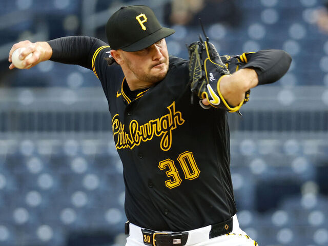 PITTSBURGH, PA - MAY 12: Paul Skenes #30 of the Pittsburgh Pirates pitches in the first inning against the Colorado Rockies at PNC Park on May 12, 2026 in Pittsburgh, Pennsylvania.