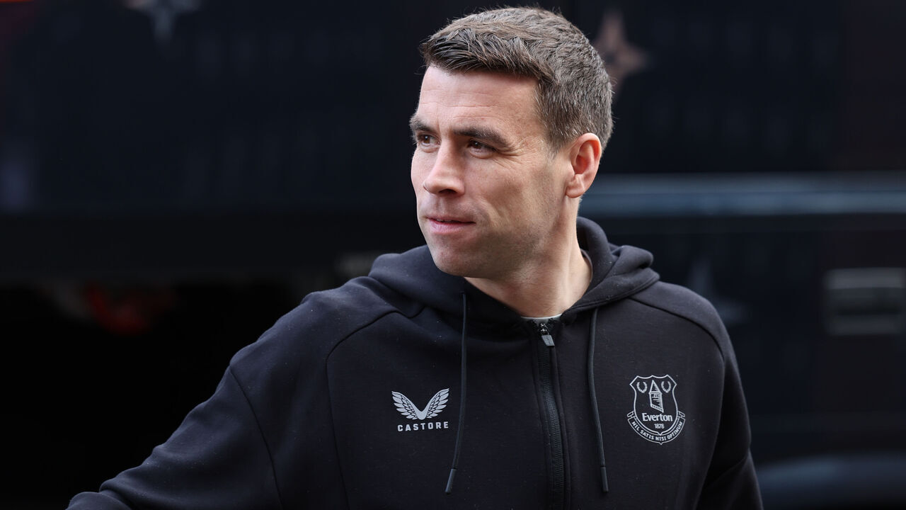 Seamus Coleman of Everton arrives at Craven Cottage ahead of the Premier League match between Fulham and Everton in London, England, on February 7, 2026.