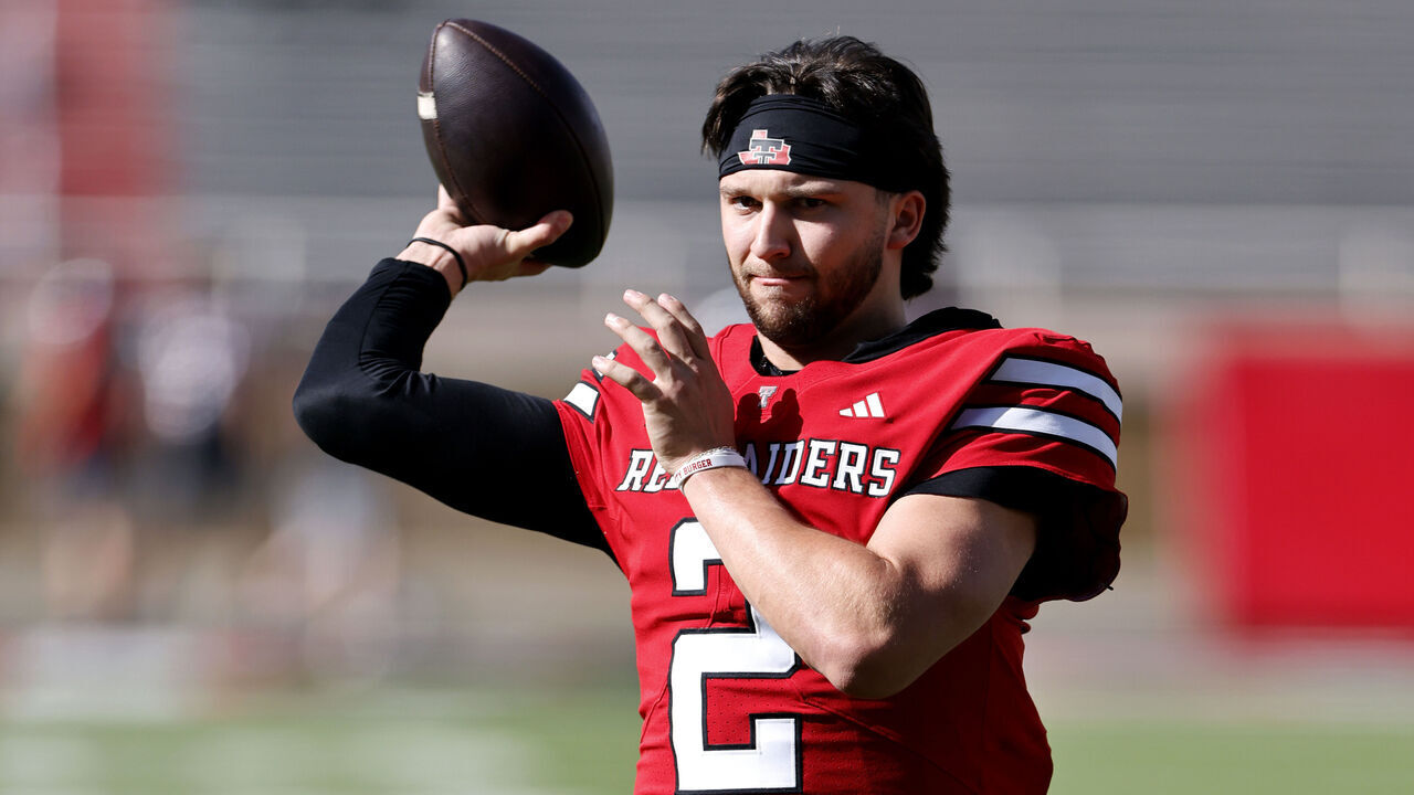 LUBBOCK, TEXAS - APRIL 17: Brendan Sorsby #2 of the Texas Tech Red Raiders passes during the Texas Tech Spring Game at Jones AT&T Stadium on April 17, 2026 in Lubbock, Texas.