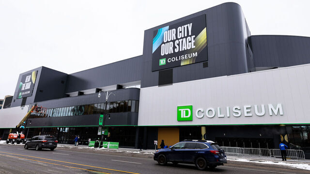 HAMILTON, CANADA - JANUARY 03: A general view of TD Coliseum prior to the game between the Toronto Sceptres and the Seattle Torrent on January 3, 2026 in Hamilton, Ontario, Canada.