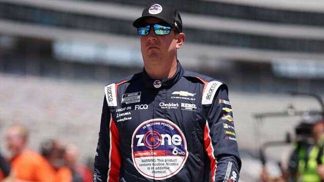 FORT WORTH, TEXAS - MAY 02: Kyle Busch, driver of the #8 Watermelon/Circle K Chevrolet, walks to the grid during qualifying for the NASCAR Cup Series Würth 400 presented by LIQUI MOLY at Texas Motor Speedway on May 02, 2026 in Fort Worth, Texas.