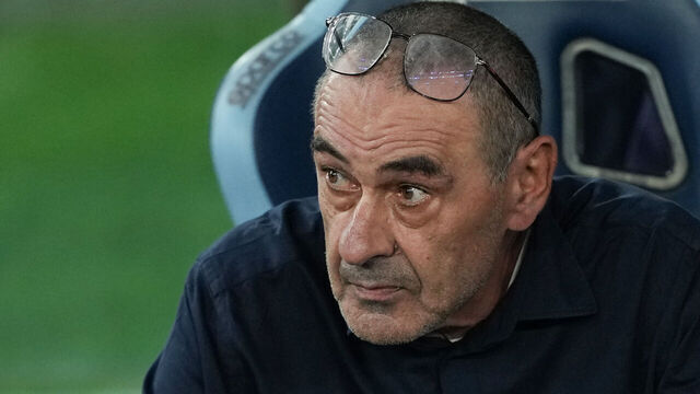 Maurizio Sarri, head coach of SS Lazio, during the Serie A 2025/2026 football match between SS Lazio and Pisa SC 1909 at Stadio Olimpico in Rome (Italy), May 23rd, 2026