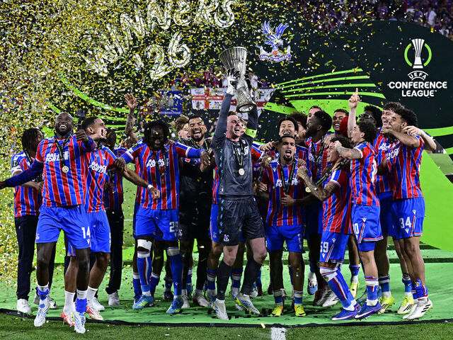 Crystal Palace win Conference League in Glasner's farewell Crystal Palace win Conference League in Glasner's farewell