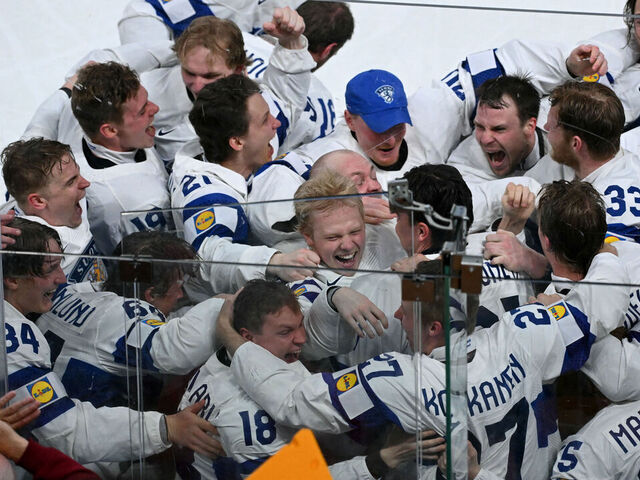 Helenius fires OT goal as Finland wins Worlds over Switzerl…