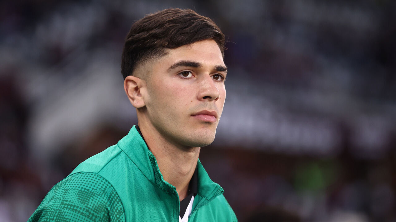 STADIO GRANDE TORINO, TORINO, ITALY - 2026/05/08: Cristian Volpato of US Sassuolo looks on during the Serie A football match between Torino Fc and US Sassuolo . Torino Fc wins 2-1 over Us Sassuolo.