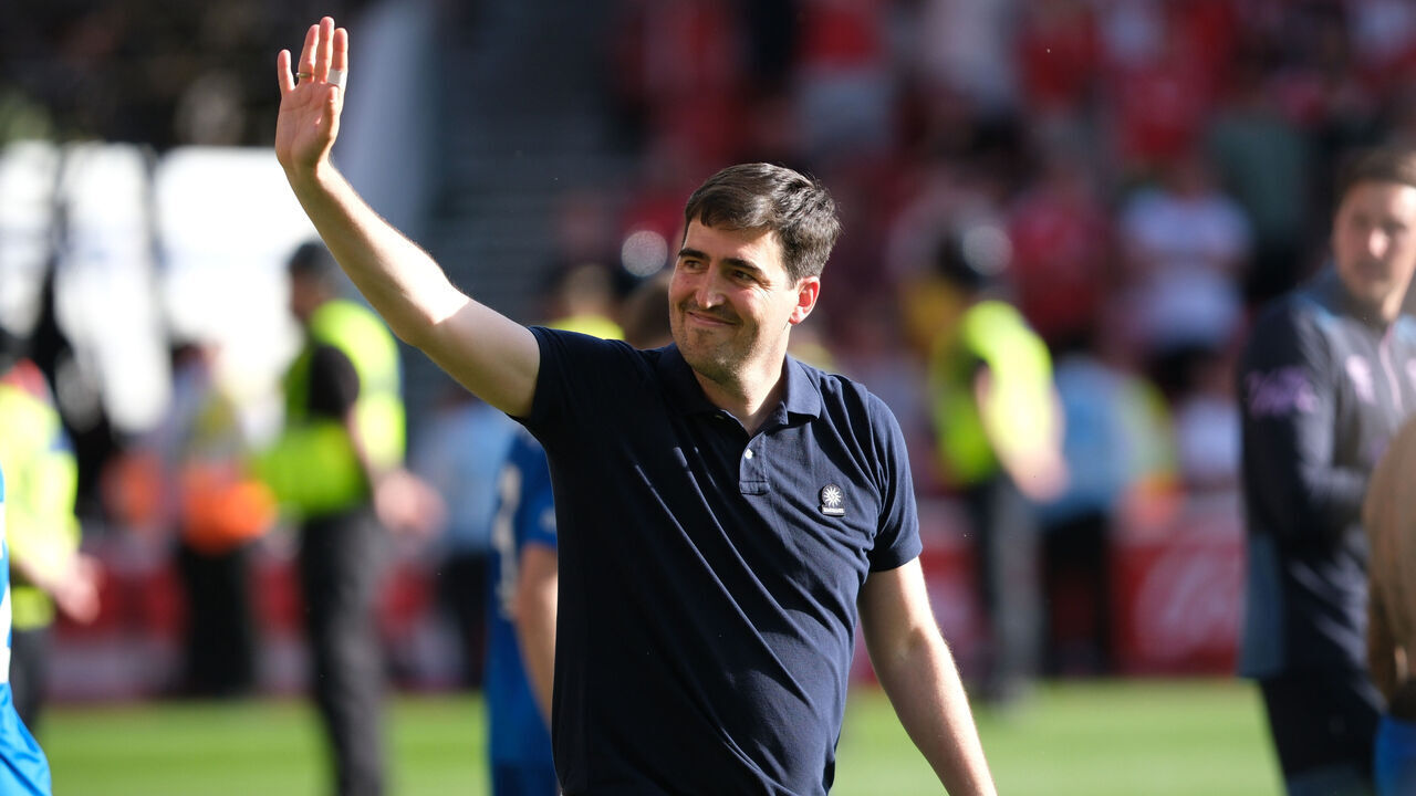 NOTTINGHAM, UNITED KINGDOM - 2026/05/24: Bournemouth Head Coach Andoni Iraola seen in action during the Premier league football match between Nottingham Forest and Bournemouth at City Ground. Final score; Nottingham Forest 1 : 1 Bournemouth.