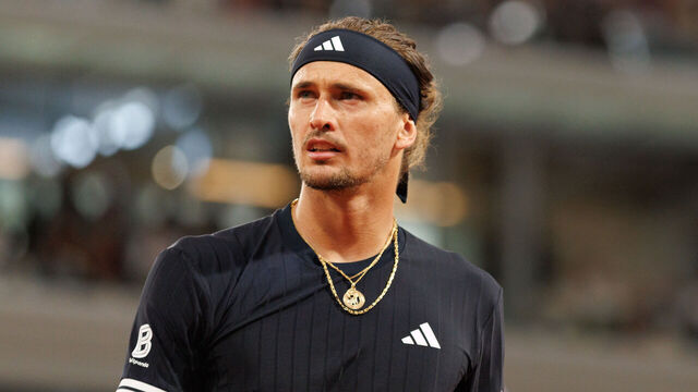 Paris, France - June 2: Alexander Zverev of Germany looks on against Rafael Jodar of Spain during Day Ten of the 2026 French Open at Roland Garros on June 02, 2026 in Paris, France.