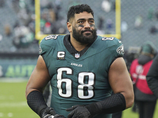 Eagles' Mailata relieved after Brown trade: 'Thank God it's…