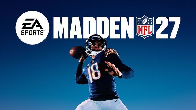 Caleb Williams strikes jump-throw pose for Madden NFL 27 cover
