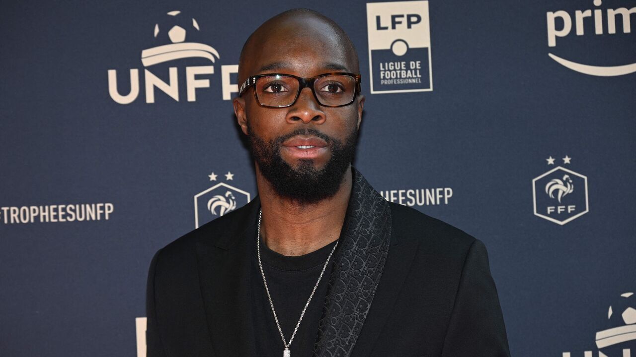 Paris Saint-Germain's French midfielder Lassana Diarra arrives to attend the 31th edition of the UNFP (French National Professional Football players Union) trophy ceremony, in Paris on May 28, 2023.