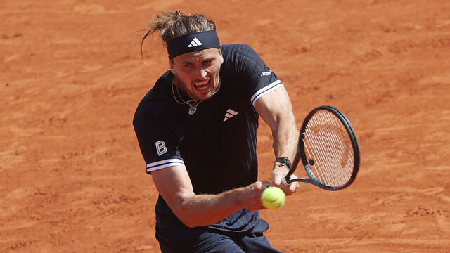 PARIS, FRANCE - JUNE 07: Alexander Zverev of Germany competes against Flavio Cobolli of Italy in the Men's final on Day Fifteen of the 2026 French Open at Roland Garros on June 07, 2026 in Paris, France.
