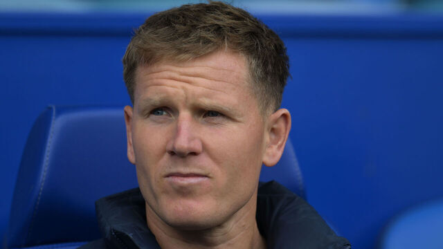 Matt Ritchie of Portsmouth plays during the Sky Bet Championship match between Sheffield Wednesday and Portsmouth at Hillsborough in Sheffield, England, on April 26, 2025.