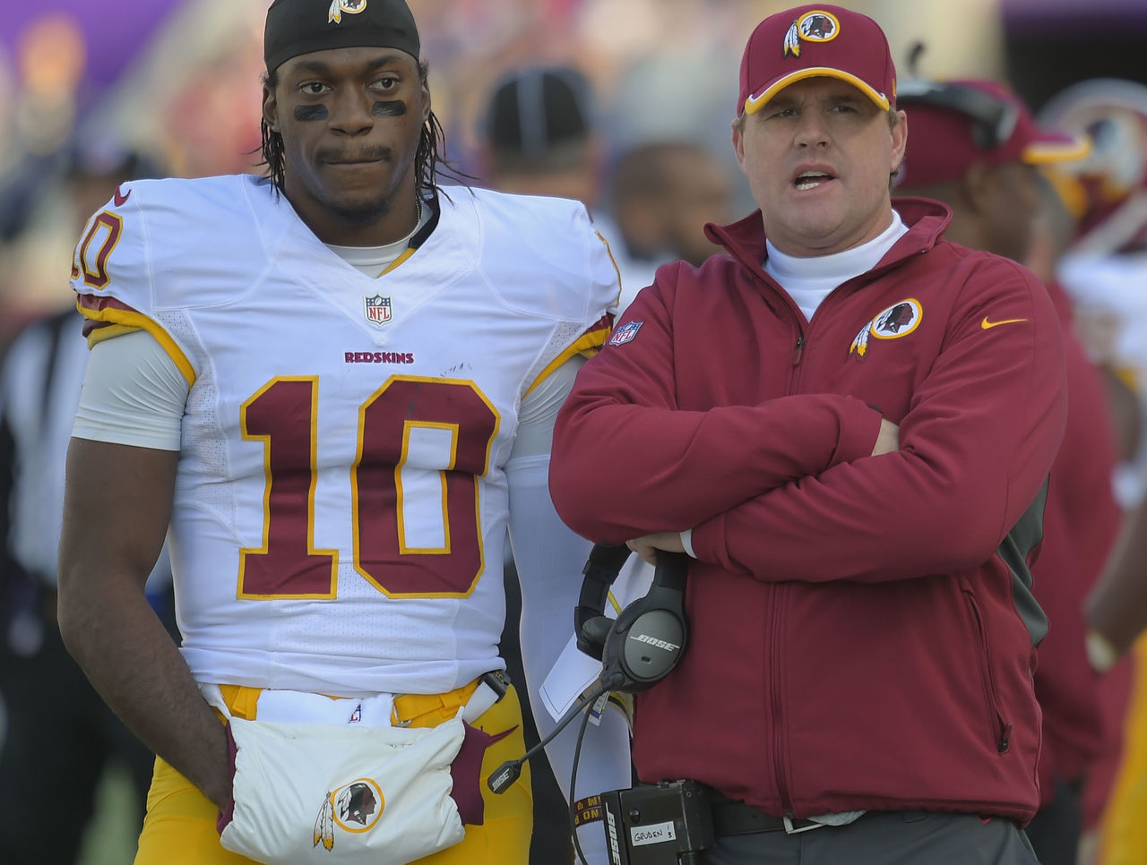 Redskins' players surprised by Gruden's decision to bench RG3