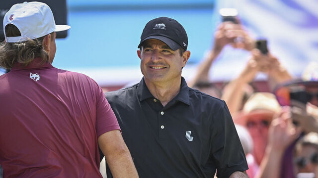 CADIZ, SPAIN - JUNE 7: LIV Golf CEO Scott O'Neil during day four of LIV Golf Andalucia at Real Club Valderrama on June 7, 2026 in Cadiz, Spain.