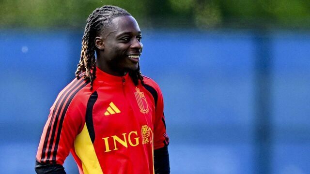 Belgium's Jeremy Doku pictured during a training session of Belgian national soccer team Red Devils in their base camp, home of the Seattle Sounders, Renton, Seattle, USA, on Wednesday 10 June 2026. The Red Devils prepare for the 2026 FIFA World Cup. BELGA PHOTO DIRK WAEM