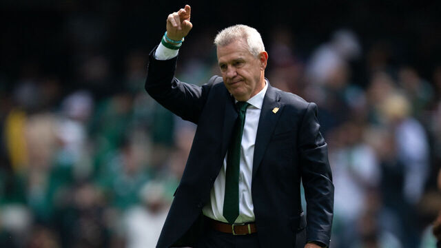 MEXICO CITY, MEXICO - JUNE 11: Javier Aguirre, Head coach of Mexico celebrates after the FIFA World Cup 2026 Group A match between Mexico and South Africa at Mexico City Stadium on June 11, 2026 in Mexico City, Mexico.