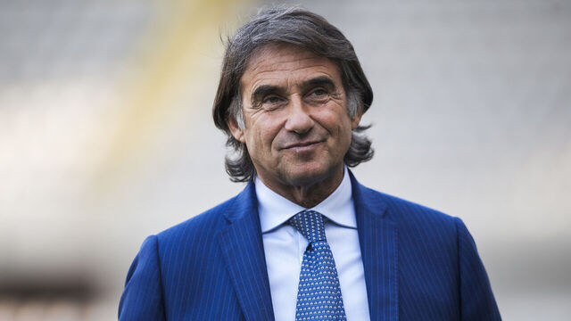 STADIO OLIMPICO GRANDE TORINO, TURIN, ITALY - 2026/05/08: Giovanni Carnevali, CEO of US Sassuolo, looks on prior to the Serie A football match between Torino FC and US Sassuolo. Torino FC won 2-1 over US Sassuolo.