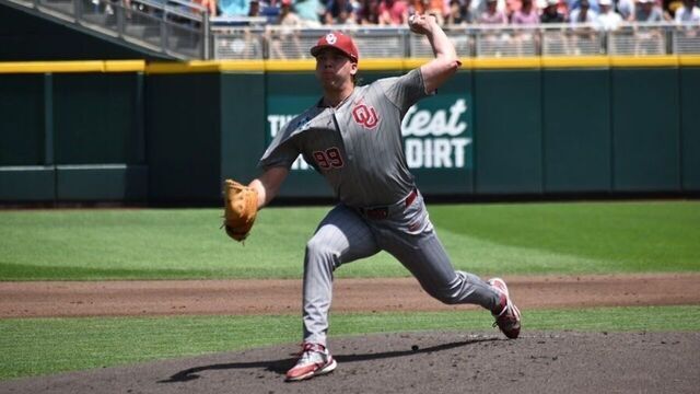 Rager stymies Alabama as Oklahoma's bats keep rolling at CWS