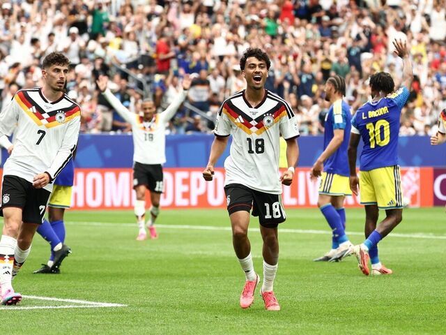Germany shrugs off historic Curacao goal to claim dominant 7-1 win