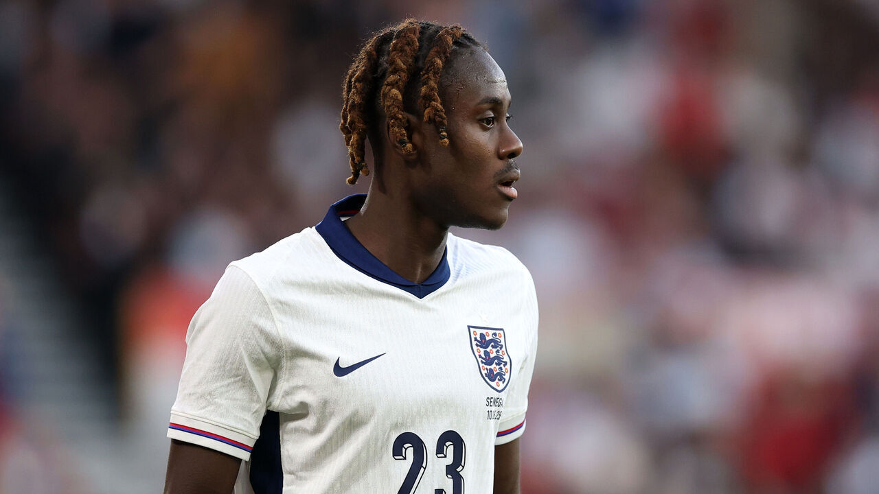 NOTTINGHAM, ENGLAND - JUNE 10: Trevoh Chalobah of England in action during the international friendly match between England and Senegal at City Ground on June 10, 2025 in Nottingham, England.
