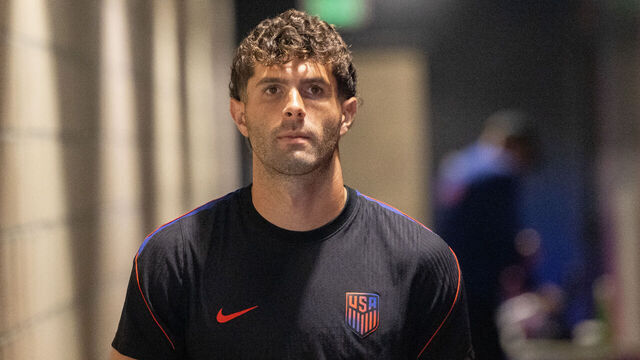 IRVINE, CALIFORNIA - JUNE 15: Christian Pulisic of the United States Arrives on June 15, 2026 in Irvine, California.