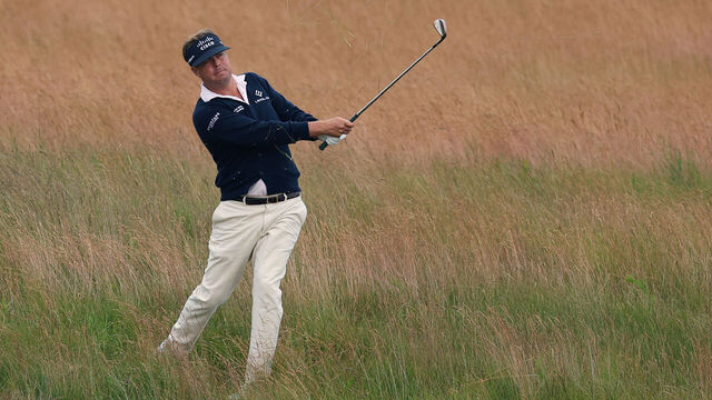 SOUTHAMPTON, NEW YORK - JUNE 18: Keith Mitchell of the United States plays a shot on the 13th hole during the first round of the 126th U.S. OPEN at Shinnecock Hills Golf Club on June 18, 2026 in Southampton, New York.
