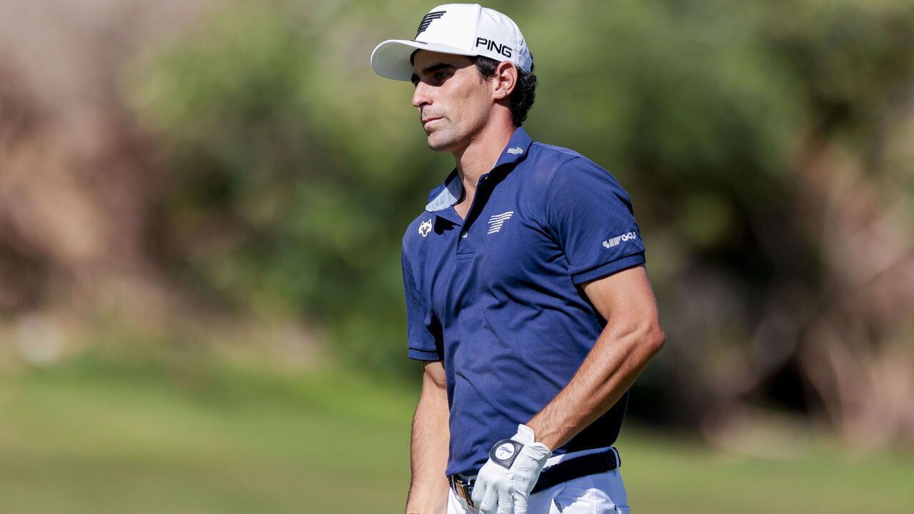 Joaquin Niemann of Torque GC competes during day one of the LIV Golf Andalucia at Real Club Valderrama in Sotogrande, Spain, on June 4, 2026.