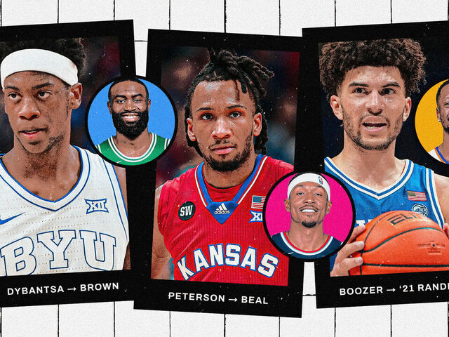 Best- and worst-case comparisons for top NBA draft prospect…