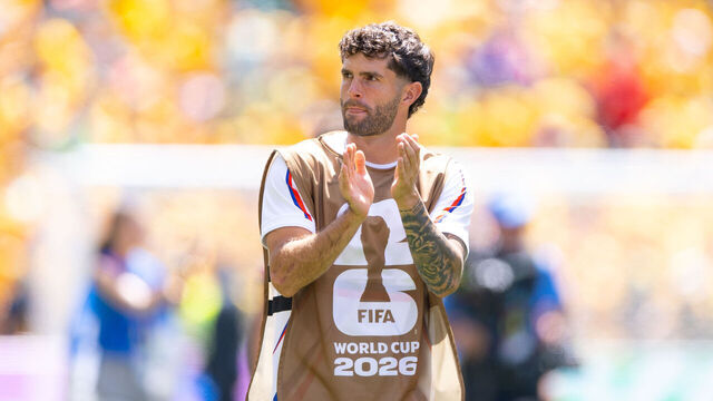 SEATTLE, WASHINGTON - JUNE 19: Christian Pulisic #8 of the United States applauds fans after the team's 2-0 victory in the FIFA World Cup 2026 Group D match between USA and Australia at Seattle Stadium on June 19, 2026 in Seattle, Washington.