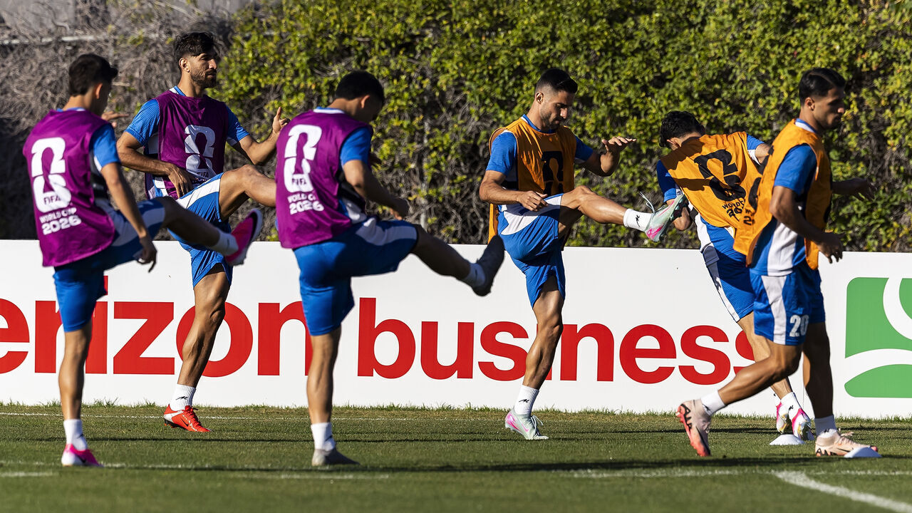 TIJUANA, MEXICO - JUNE 22: Team of Iran in action during a training session ahead of Iran’s third 2026 FIFA World Cup match against Egypt in the United States, at the Xoloitzcuintle Center on June 22, 2026, in Tijuana, Mexico.