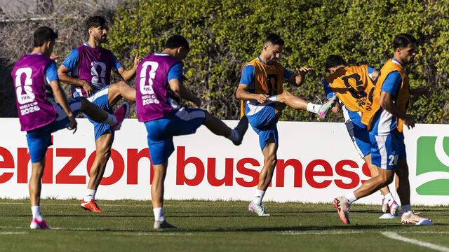 TIJUANA, MEXICO - JUNE 22: Team of Iran in action during a training session ahead of Iran’s third 2026 FIFA World Cup match against Egypt in the United States, at the Xoloitzcuintle Center on June 22, 2026, in Tijuana, Mexico.