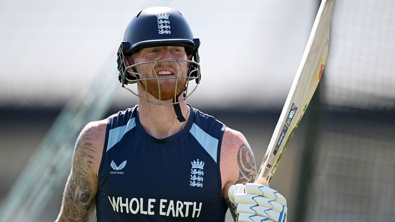 NOTTINGHAM, ENGLAND - JUNE 24: England captain Ben Stokes during a net session at Trent Bridge on June 24, 2026 in Nottingham, England.