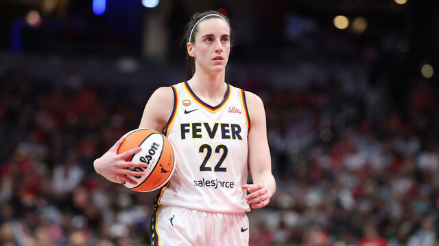 INDIANAPOLIS, INDIANA - JUNE 24: Caitlin Clark #22 of the Indiana Fever during the game against the Phoenix Mercury at Gainbridge Fieldhouse on June 24, 2026 in Indianapolis, Indiana. OTE TO USER: User expressly acknowledges and agrees that, by downloading and or using this photograph, User is consenting to the terms and conditions of the Getty Images License