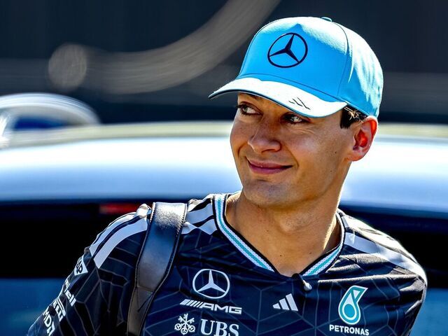 Russell takes pole, Verstappen crashes in Austria