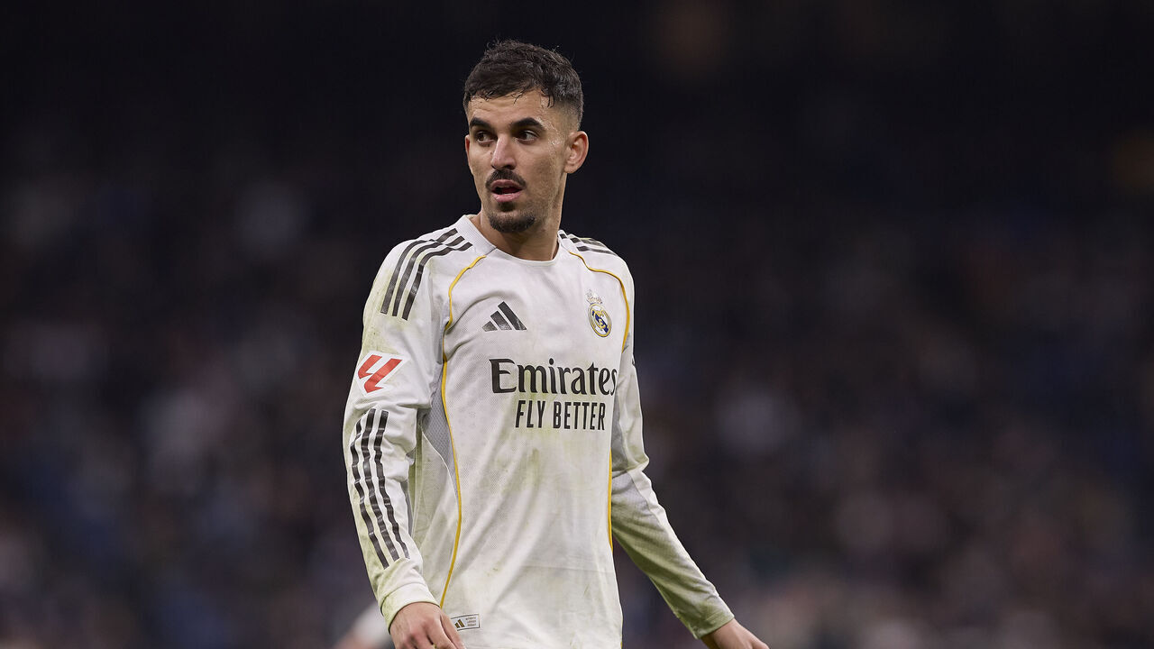 MADRID, SPAIN - 2026/02/01: Daniel Ceballos of Real Madrid CF is seen in action during the LaLiga EA Sports 2025/2026 week 22 football match between Real Madrid CF and Rayo Vallecano at Santiago Bernabeu Stadium. Real Madrid CF 2:1 Rayo Vallecano.
