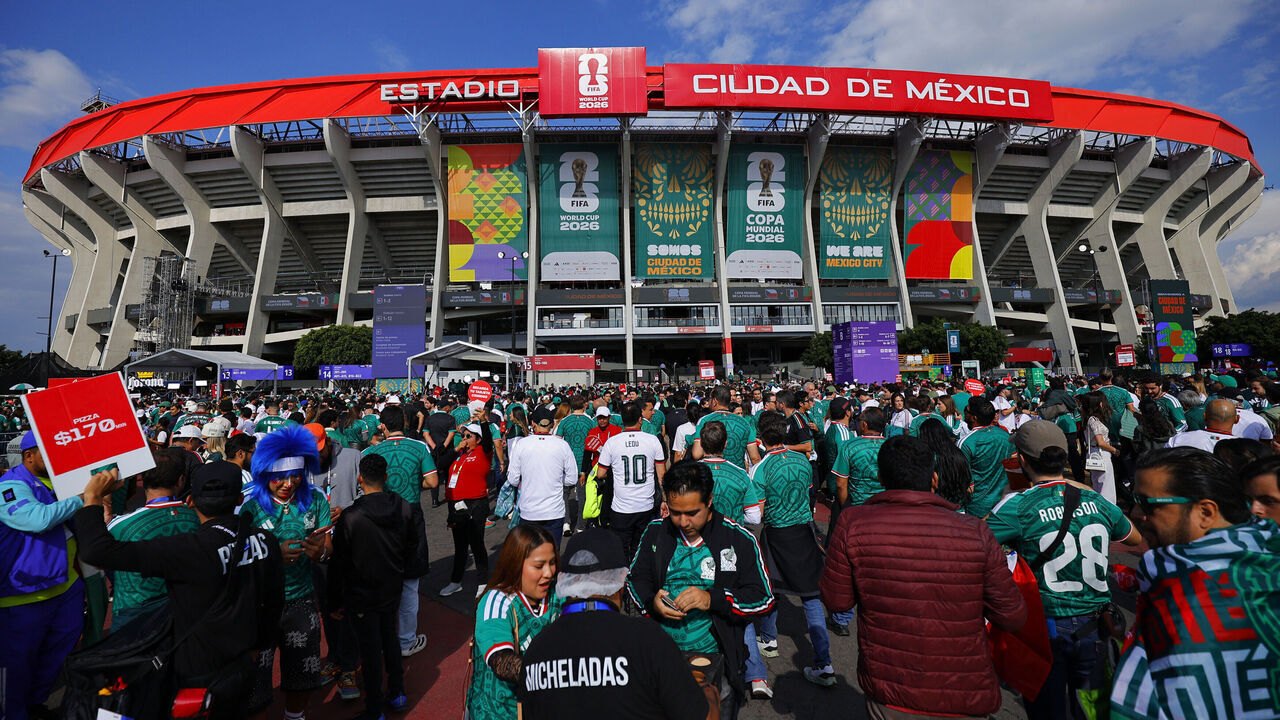 MEXICO CITY, MEXICO - JUNE 24: General view of the BANORTE stadium prior the FIFA World Cup 2026 Group A match between Czechia and Mexico at Mexico City Stadium on June 24, 2026 in Mexico City, Mexico.