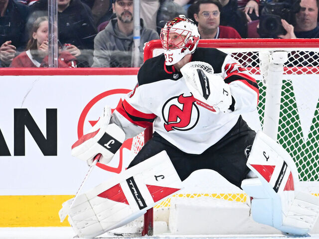 Jacob Markstrom during NHL action