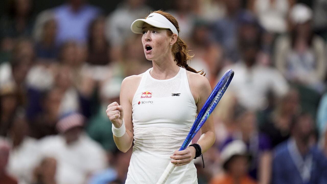 Maya Joint of Australia reacts during her Ladies' Singles match against Serena Williams of the United States on day two of the 2026 Wimbledon Championships at the All England Lawn Tennis and Croquet Club, London. Picture date: Tuesday June 30, 2026.