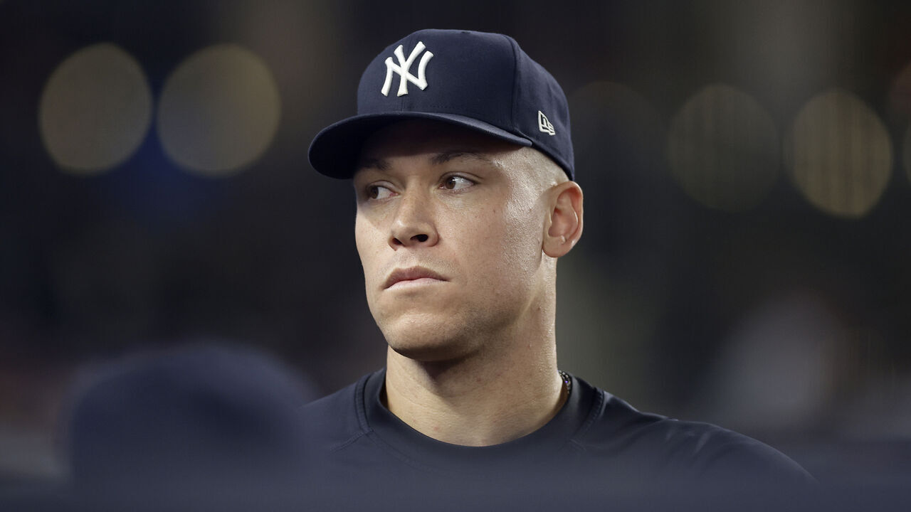 NEW YORK, NEW YORK - JUNE 16: Aaron Judge #99 of the New York Yankees in action against the Chicago White Sox at Yankee Stadium on June 16, 2026 in New York City. The Yankees defeated the White Sox 12-2.