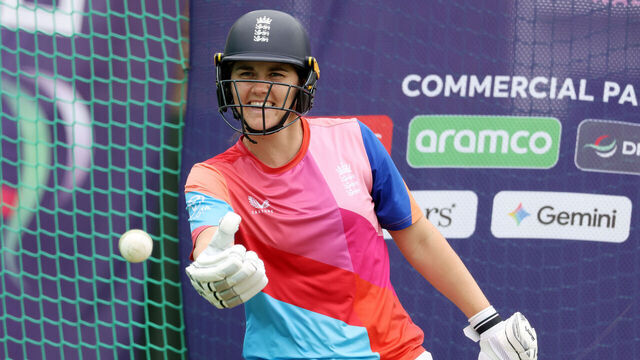 LONDON, ENGLAND - JULY 04: Nat Sciver-Brunt during a England Nets Session at Lord's Cricket Ground on July 04, 2026 in London, England.