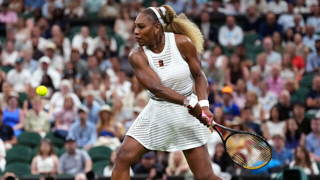 LONDON, UNITED KINGDOM - JUNE 30: Serena Williams of United States during Day Two of the The Championships - Wimbledon 2026 at All England Lawn Tennis and Croquet Club on June 30, 2026 in London, England.
