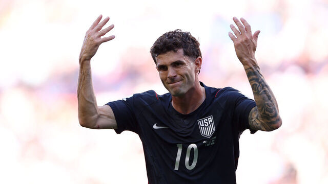 SEATTLE, WASHINGTON - JULY 06: Christian Pulisic #10 of the United States reacts during the FIFA World Cup 2026 Round of 16 match between USA and Belgium at Seattle Stadium on July 06, 2026 in Seattle, Washington.